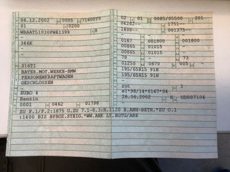 BMW 3er 316ti 2002 – снимка 5