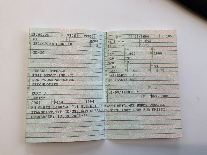 Subaru Impreza 2.0 GX 2001 – снимка 5