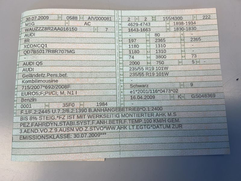 Audi Q5 2.0 TFSI quattro 2009 – снимка 21