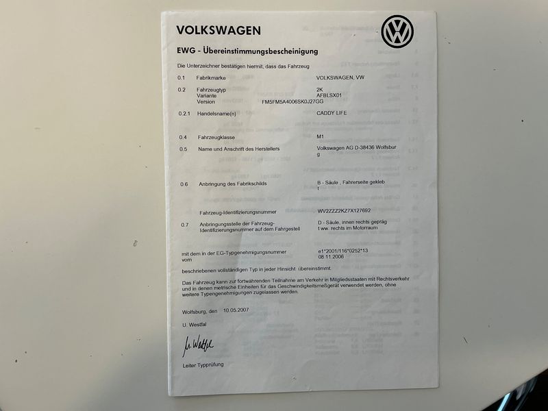 Volkswagen Caddy 1.9 TDI Life 2007 – снимка 6