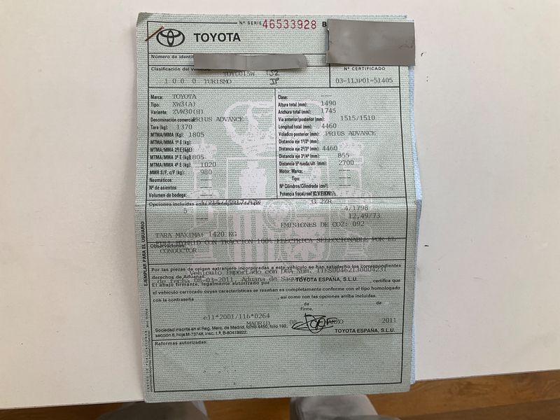 Toyota Prius 1.8 Advance 2011 – снимка 21