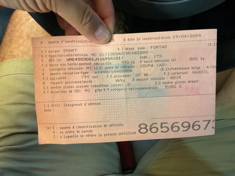 Smart fortwo 0.8 CDI Basis pure 2004 – снимка 5