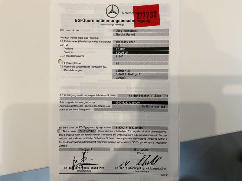 Mercedes-Benz B-Klasse B 200 Special Edition 2008 – снимка 21