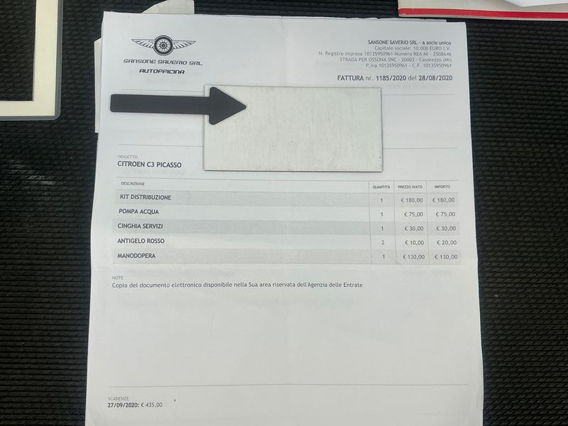 Citroen C3 Picasso 1.6 HDi Exclusive 2012 – снимка на щета