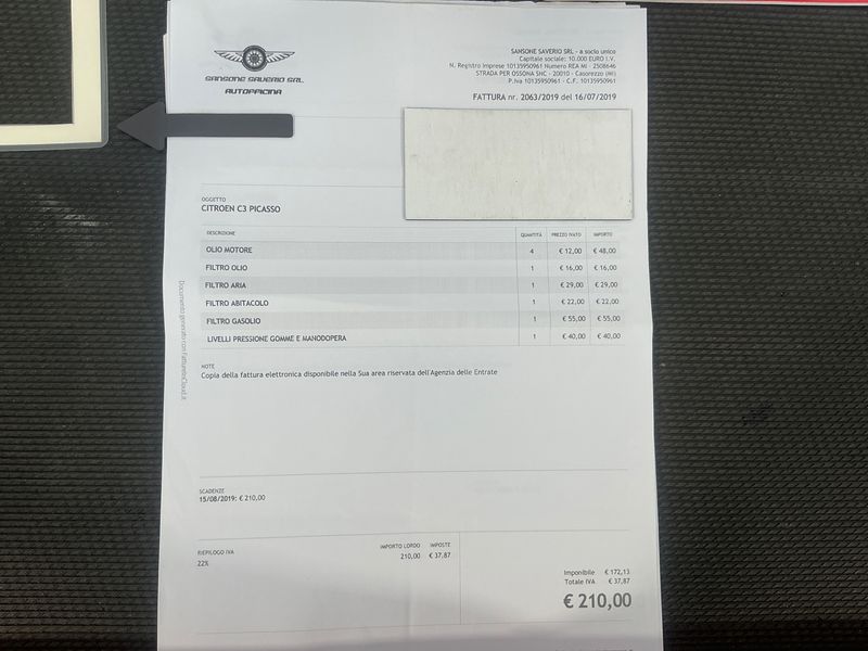 Citroen C3 Picasso 1.6 HDi Exclusive 2012 – снимка на щета