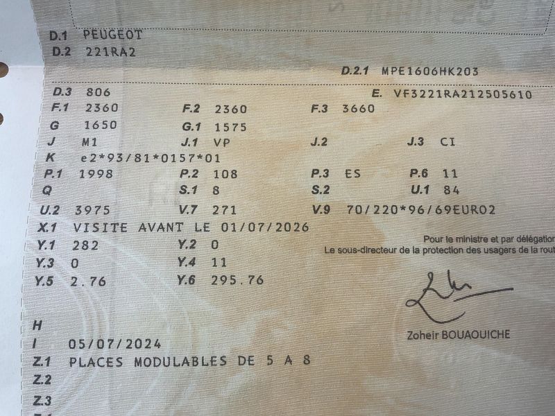 Peugeot 806 2.0 Turbo SV 1999 – снимка 5