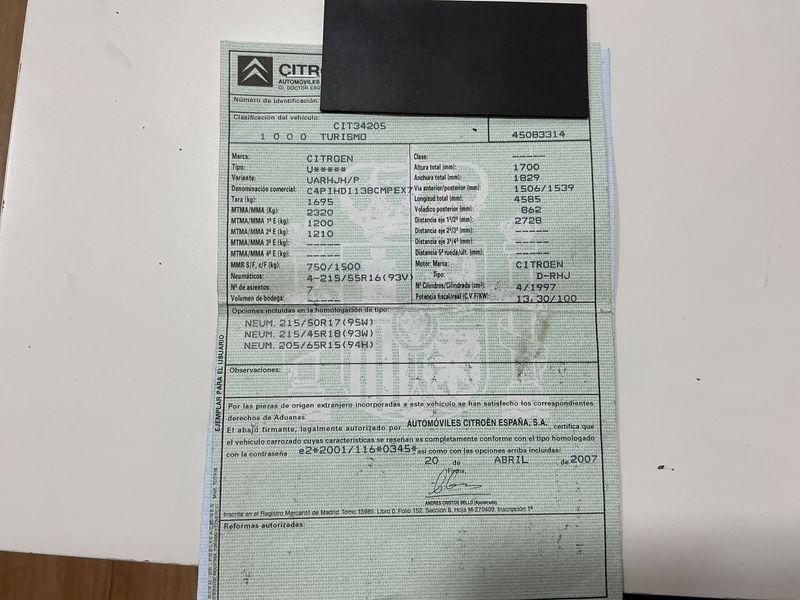 Citroen C4 Grand Picasso 2.0 HDi Exclusive 2007 – снимка 6