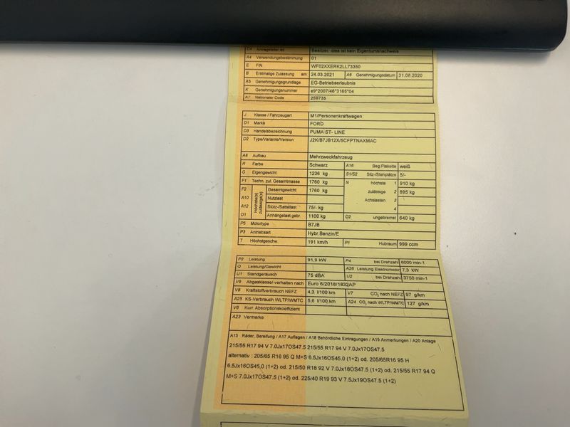 Ford Puma 1.0 EcoBoost Mild-Hybrid ST-Line 2021 – снимка 21