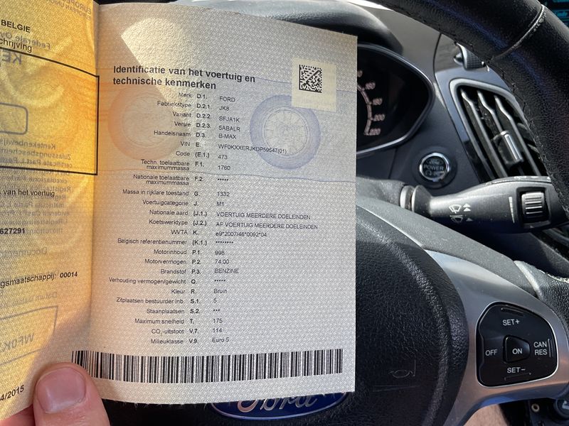 Ford B-Max 1.0 EcoBoost Titanium 2013 – снимка 5