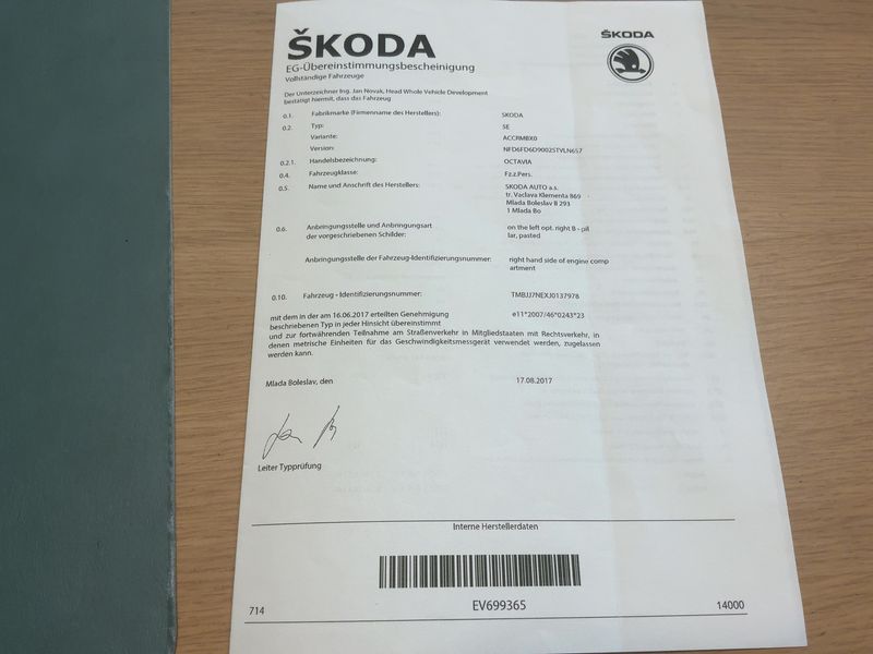 Skoda Octavia 2.0 TDI Style 2017 – снимка 22