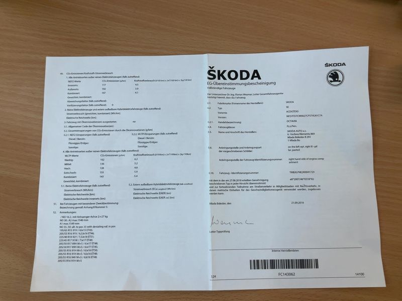 Skoda Octavia 1.6 TDI Clever 2018 – снимка 22