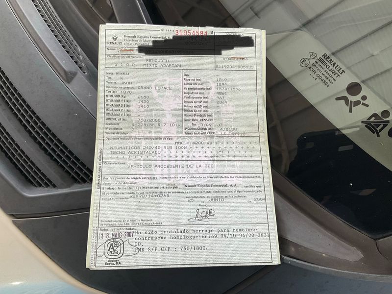 Renault Grand Espace 2.2 dCi Espace Privilege 2004 – снимка 6