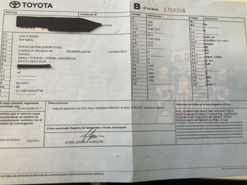 Toyota Prius+ 1.8 Hybrid Dynamic 2014 – снимка 21