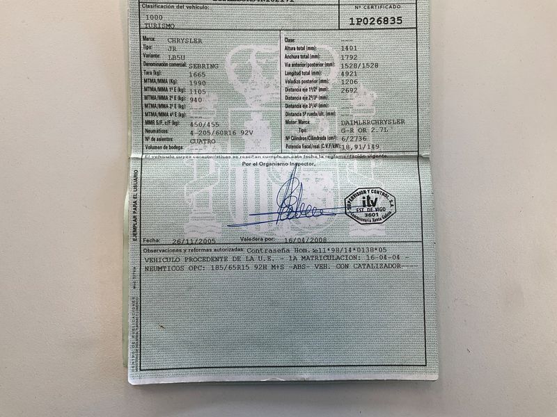 Chrysler Sebring 2.7 Limited 2004 – снимка 6