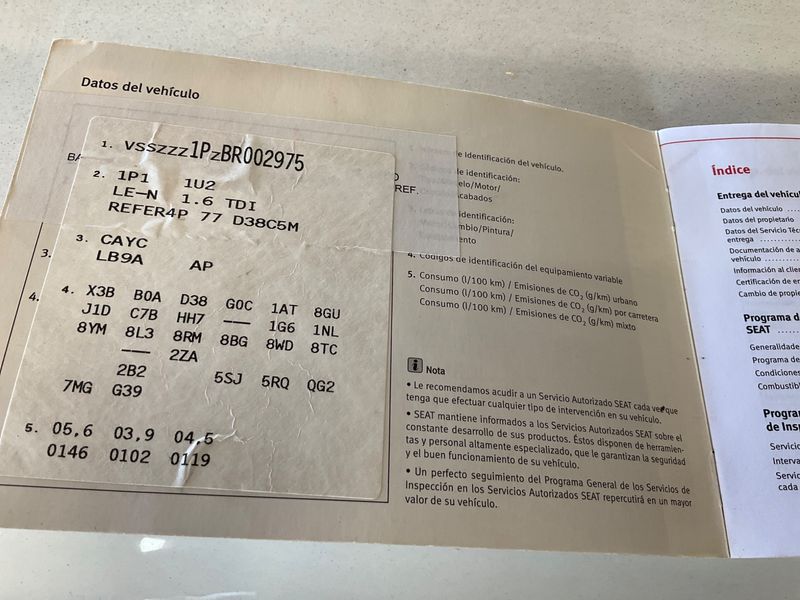 Seat Leon 1.6 TDI Reference 2010 – снимка на щета