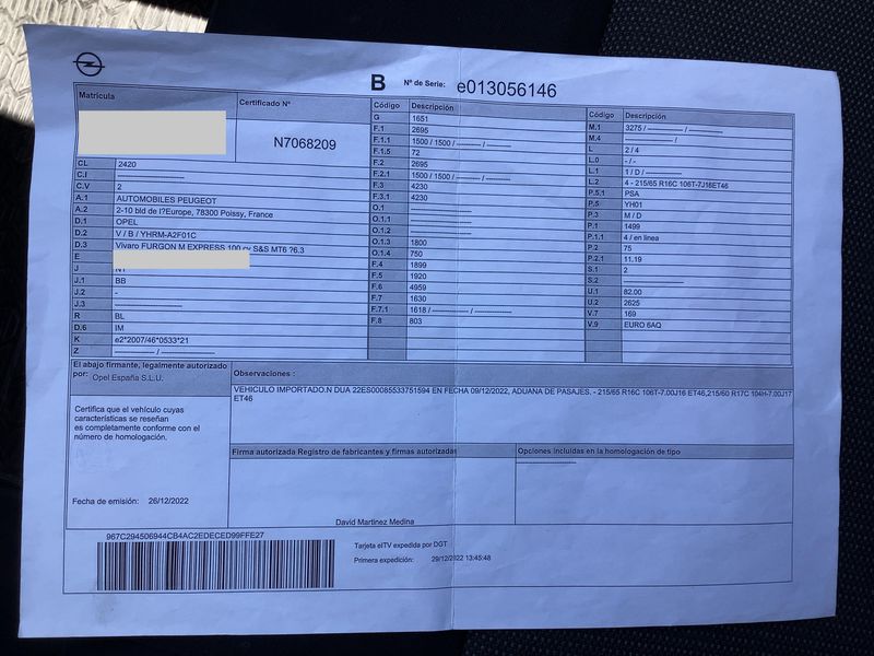 Opel Vivaro 1.5 CDTI L Express 2022 – снимка 21