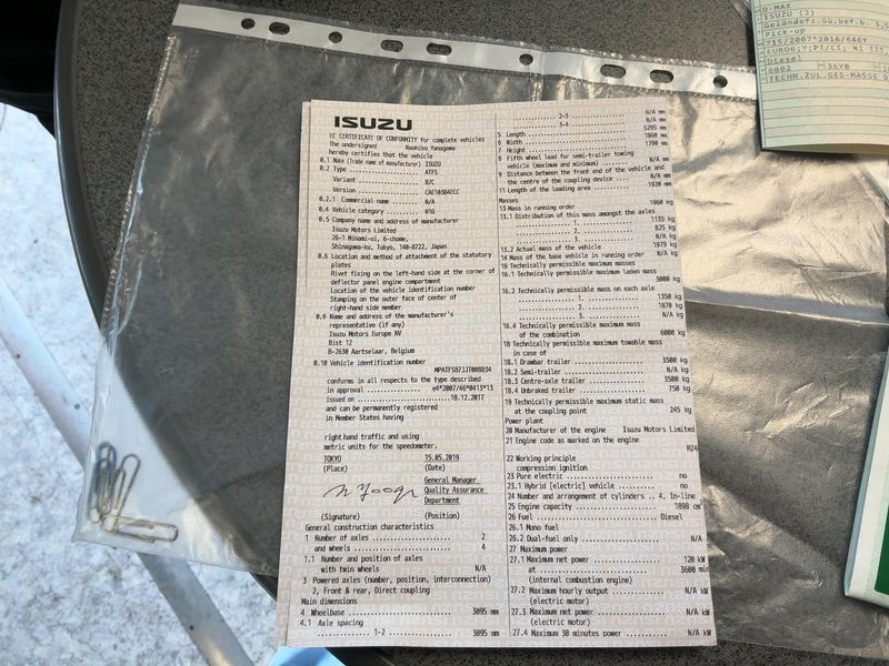 Isuzu D-MAX 1.9 Turbodiesel Double Cab Basis 4WD 2019 – снимка 21