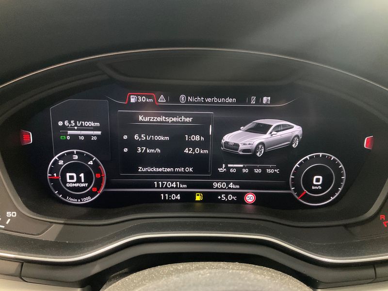 Audi A5 Sportback 40 TDI quattro Sport 2019 – снимка 18