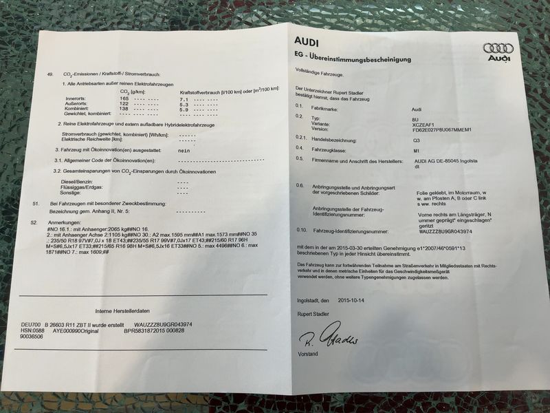 Audi Q3 1.4 TFSI ACT 2015 – снимка 22