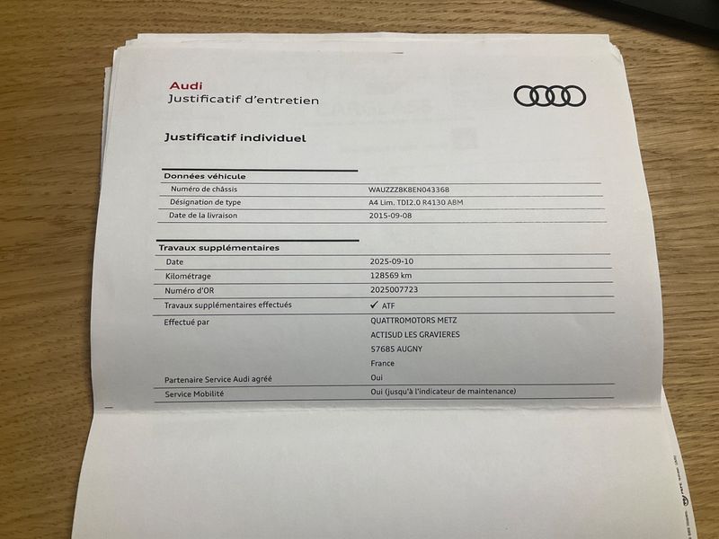 Audi A4 2.0 TDI Ambiente 2015 – снимка 24