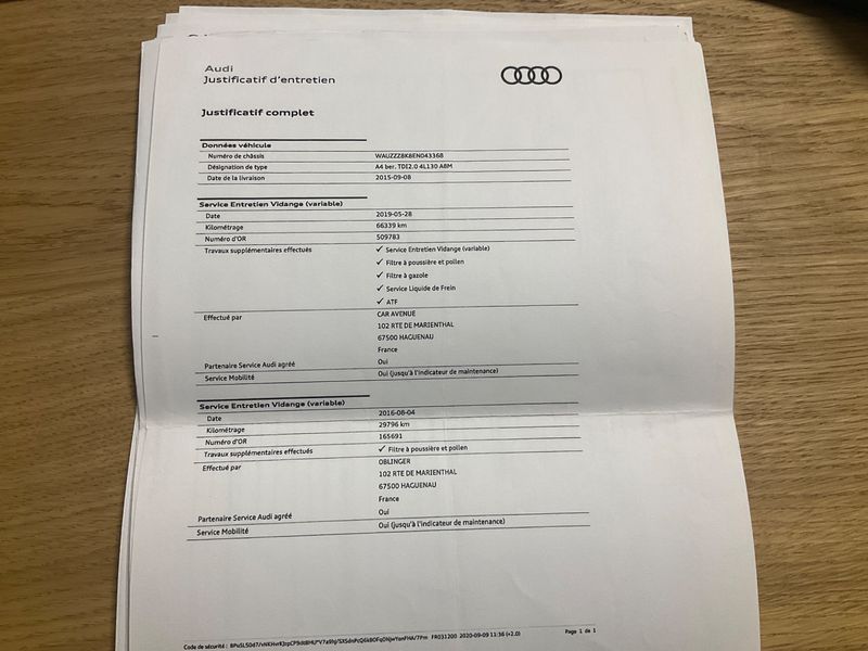 Audi A4 2.0 TDI Ambiente 2015 – снимка 25