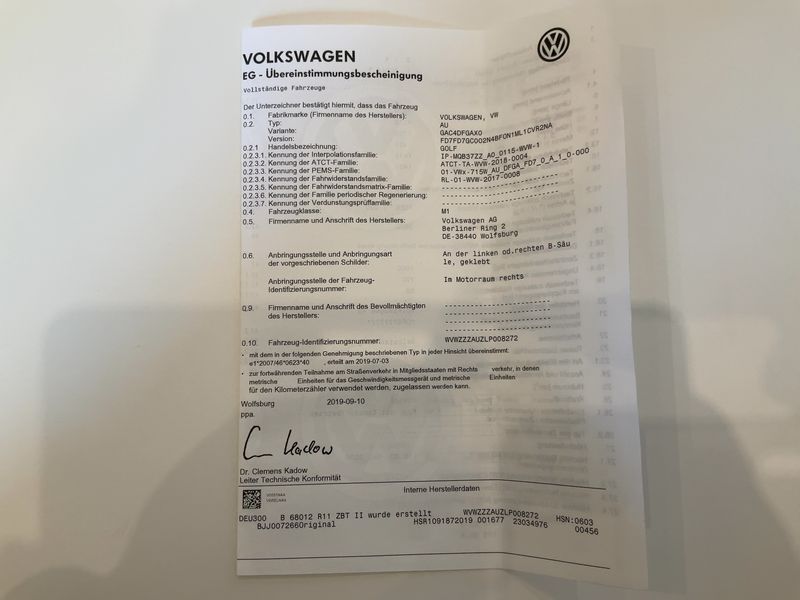 Volkswagen Golf VII 2.0 TDI Highline BlueMotion Tech 2019 – снимка 22