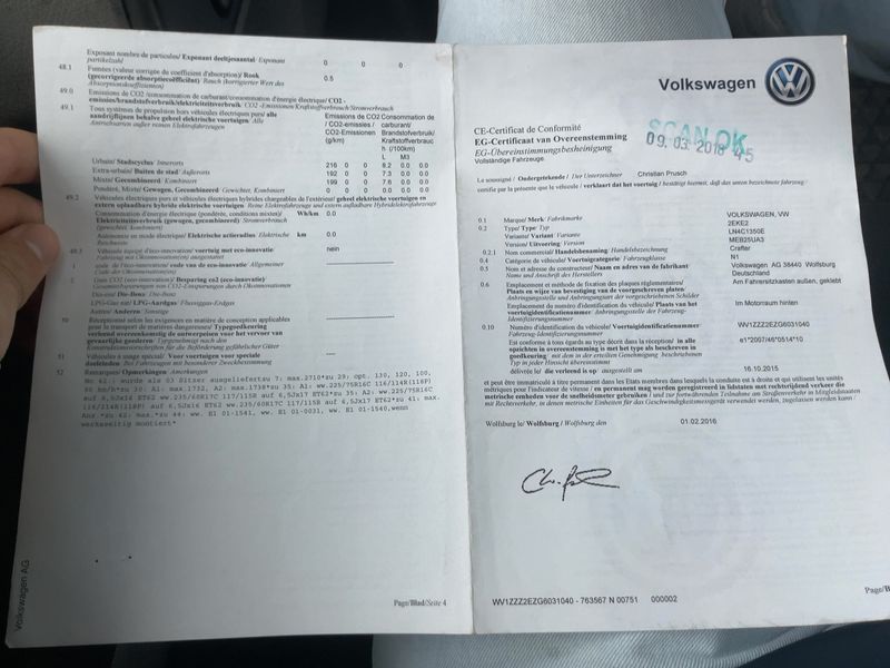 Volkswagen Crafter 2.0 TDI Kasten 35 mittlerer Radstand 2016 – снимка 21