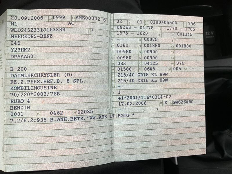 Mercedes-Benz B-Klasse B 200 2006 – снимка 5