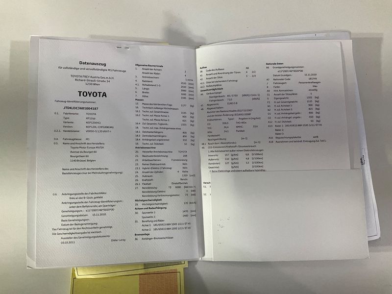 Toyota Verso-S 1.33 Dual VVT-i Active 2011 – снимка 16