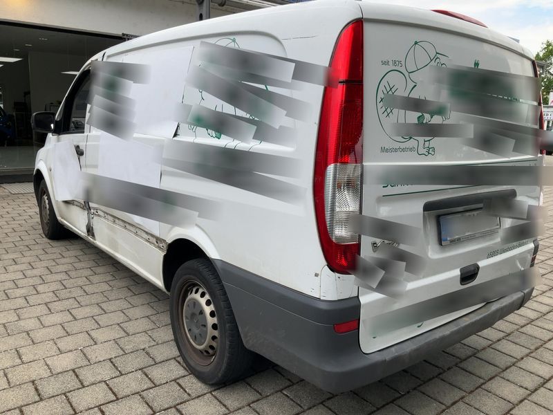 Mercedes-Benz Vito 113 CDI lang 2014 – снимка на щета