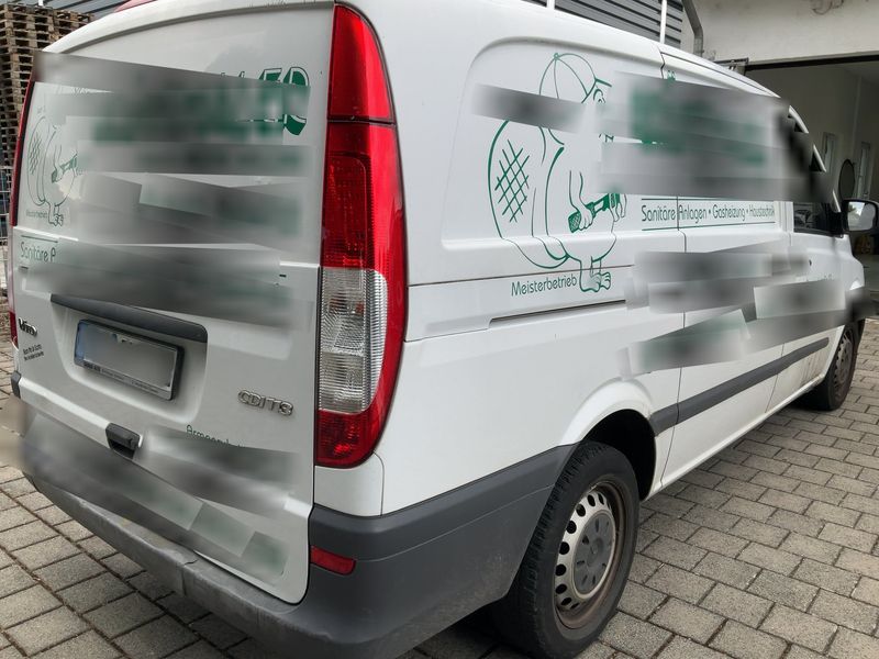 Mercedes-Benz Vito 113 CDI lang 2014 – снимка на щета