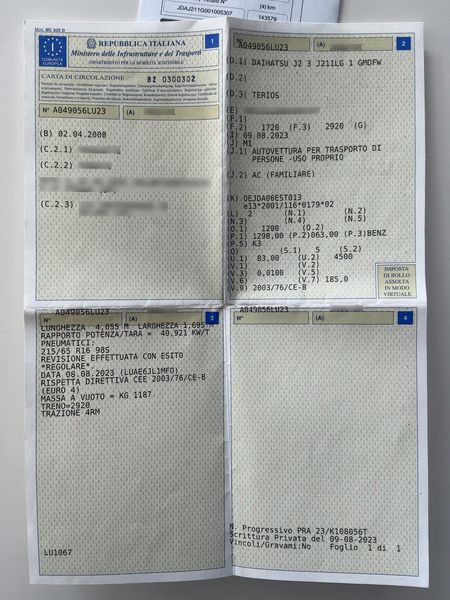 Daihatsu Terios 1.3 Hiro 4WD 2008 – снимка 20