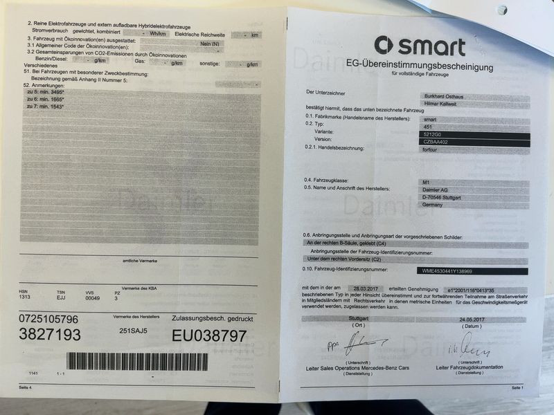 Smart forfour 0.9 Turbo Basis passion 2017 – снимка 21
