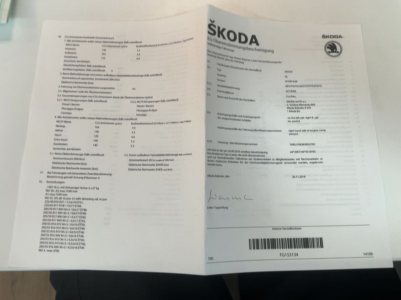 Skoda Octavia 2.0 TDI Clever 2018 – снимка 22