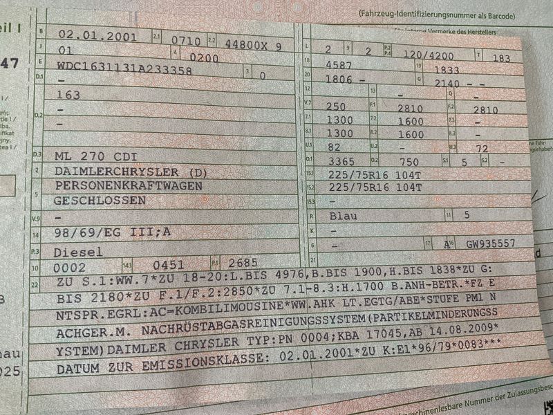 Mercedes-Benz M-Klasse ML 270 CDI 2001 – снимка 5