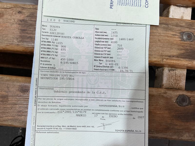 Toyota Corolla 1.4 Compact 2007 – снимка 6