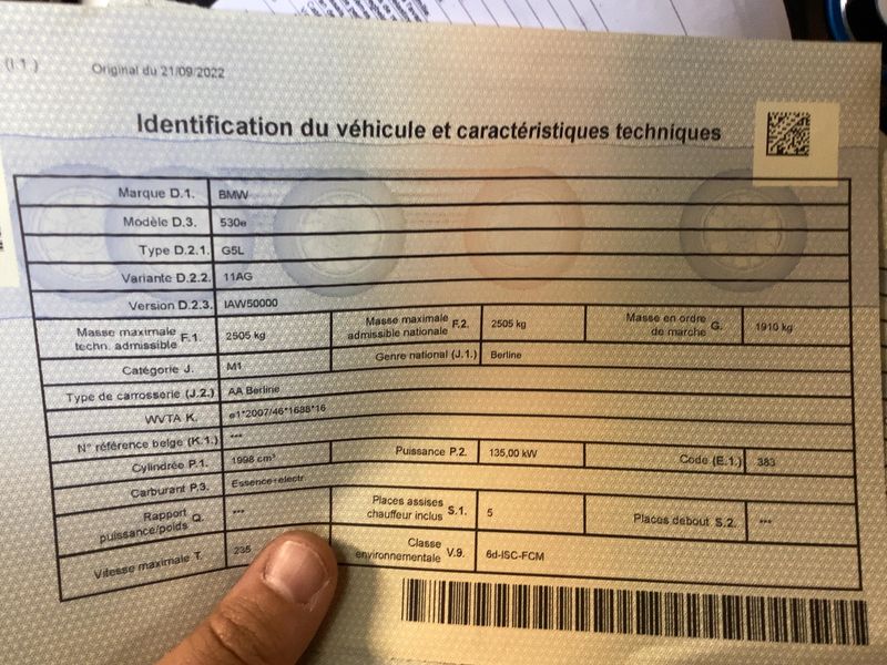 BMW 5er 530e M Sport 2022 – снимка 20