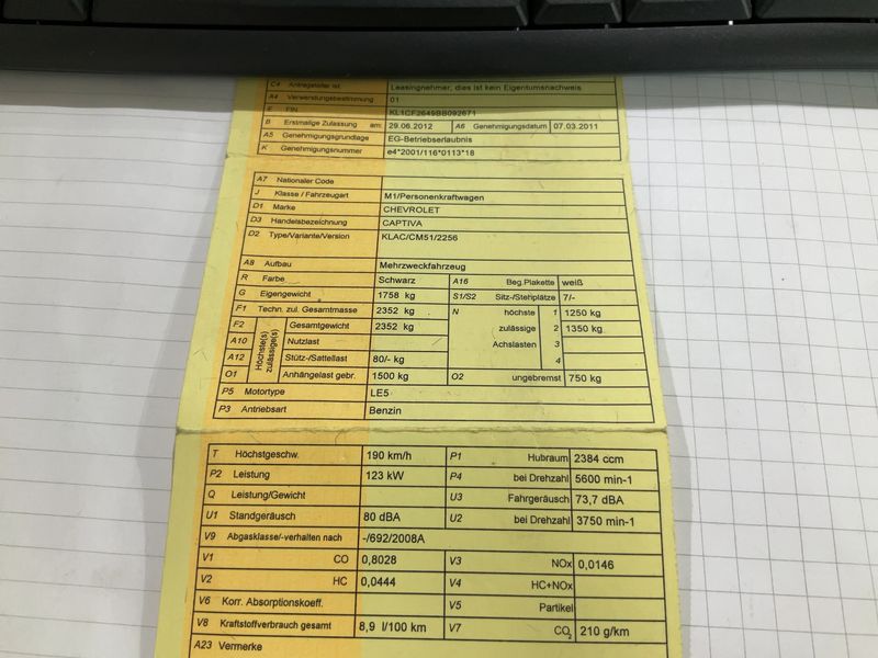 Chevrolet Captiva 2.4 LT 2WD 2012 – снимка 21