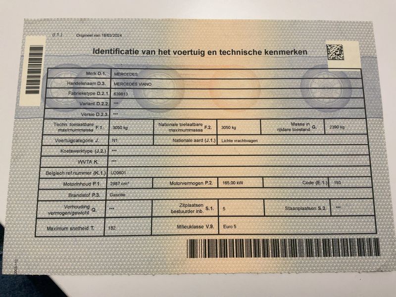 Mercedes-Benz Viano 3.0 CDI lang BlueEfficiency Ambiente 2012 – снимка 20
