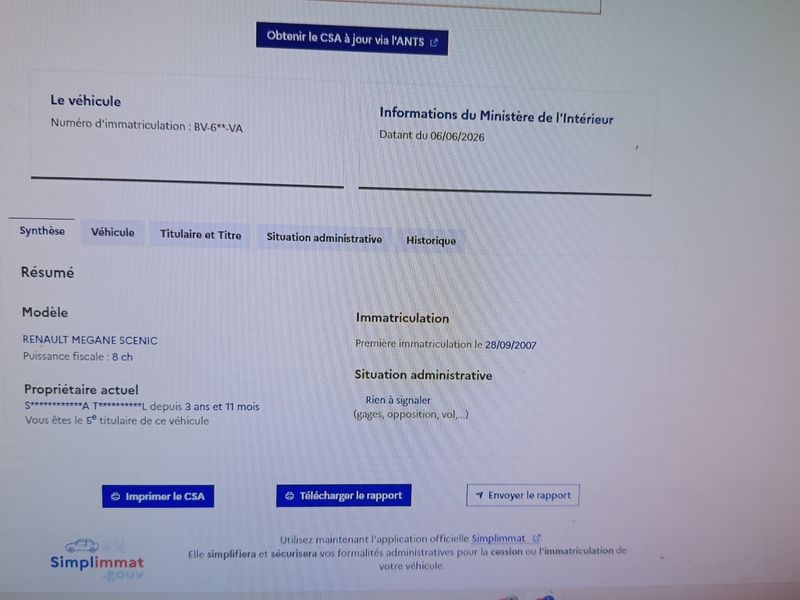 Renault Grand Scenic 1.9 dCi Privilege 2007 – снимка 6