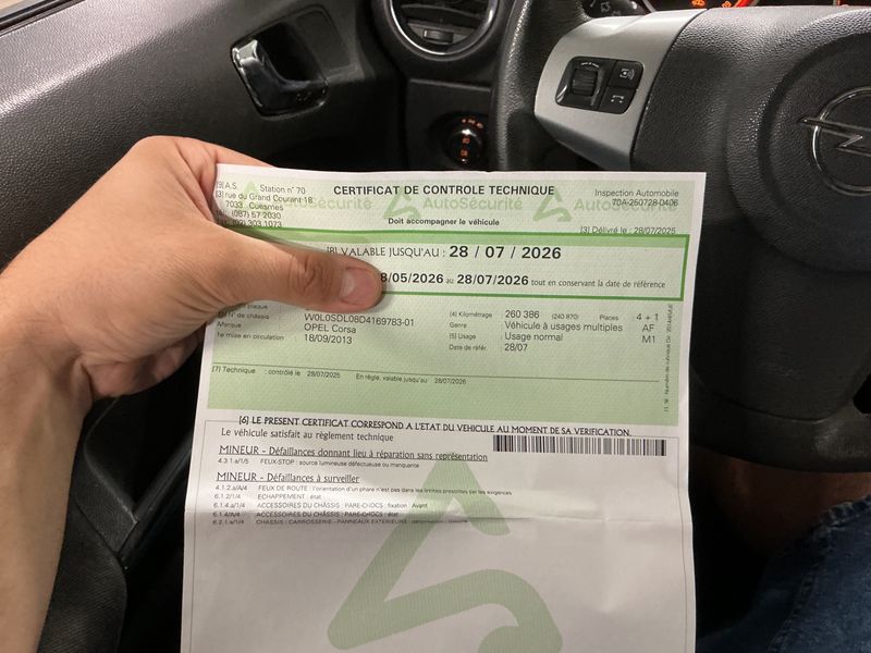 Opel Corsa 1.3 CDTI Active 2013 – снимка на щета