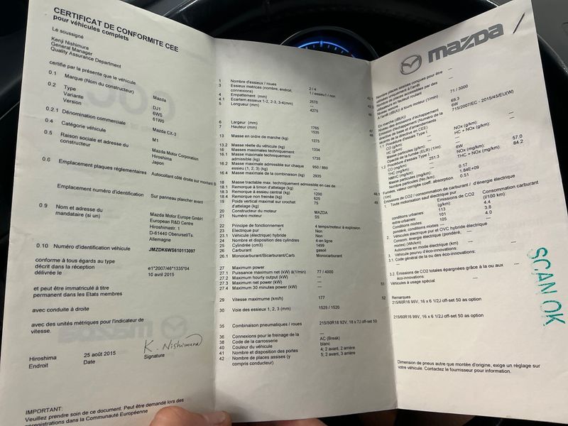Mazda CX-3 1.5 Diesel Sports-Line 2016 – снимка 22