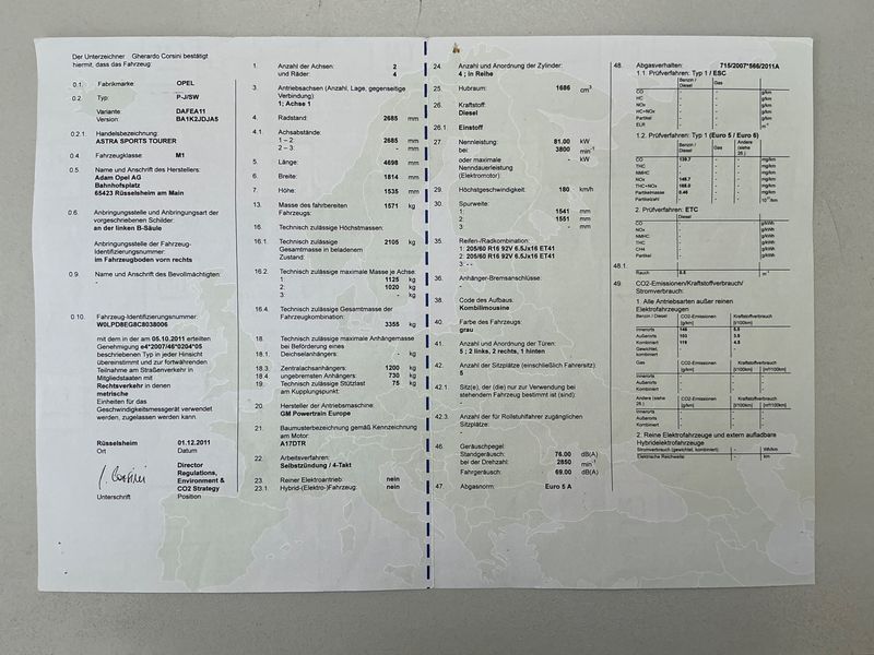 Opel Astra 1.7 CDTI Design Edition 2012 – снимка 6