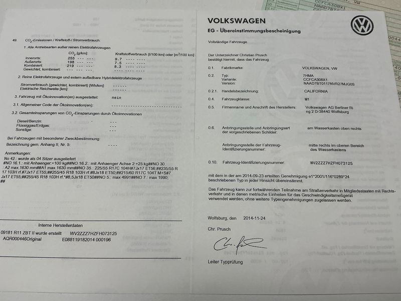 Volkswagen T5 California 2.0 TDI Comfortline Aufstelldach 4Motion 2014 – снимка 22