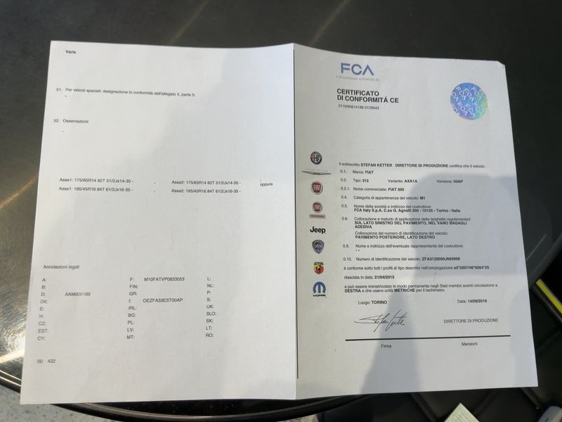 Fiat 500 1.2 Rock Star 2016 – снимка 21