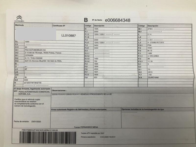 Citroen C5 Aircross 1.5 Blue-HDi Feel 2020 – снимка 21