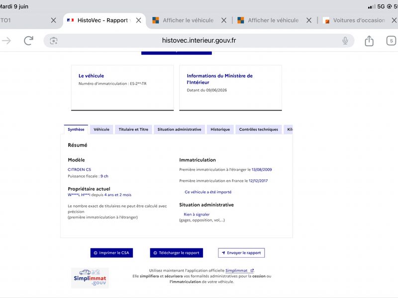 Citroen C5 2.0 HDi Exclusive 2009 – снимка 6