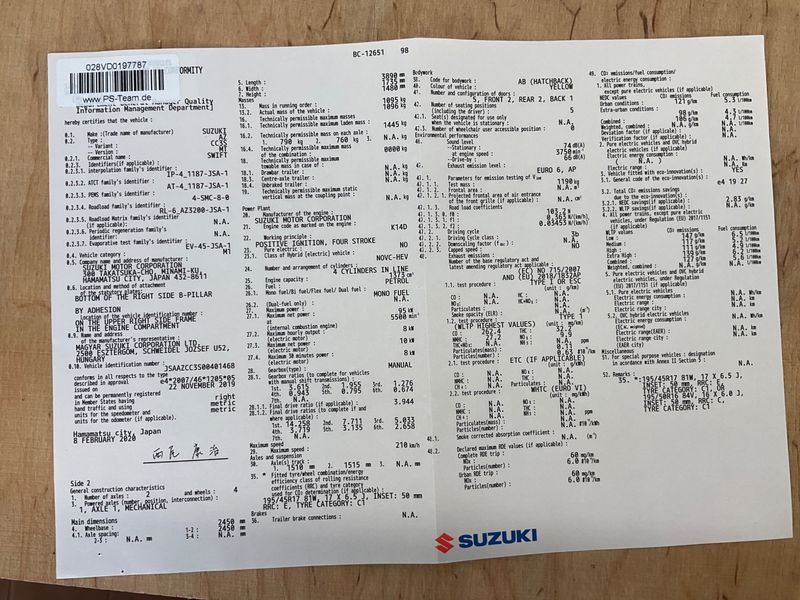 Suzuki Swift 1.4 BoosterJet Mild-Hybrid Sport 2020 – снимка 22