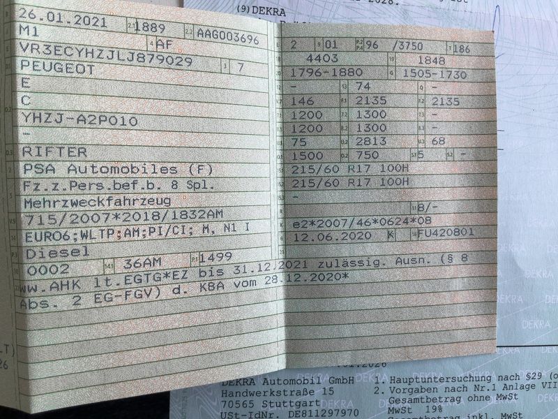Peugeot Rifter 1.5 Blue-HDi GT L1 2021 – снимка 21