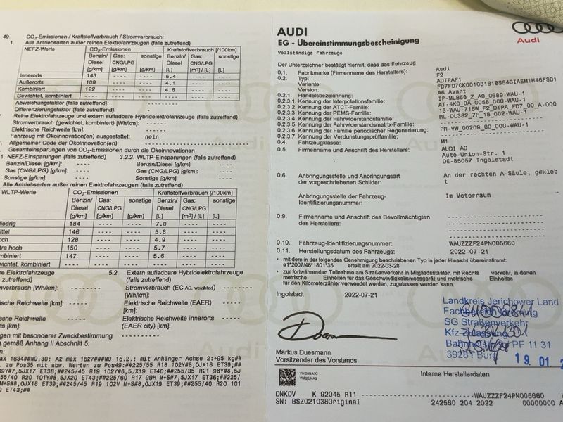 Audi A6 40 TDI Mild-Hybrid Sport 2022 – снимка 22